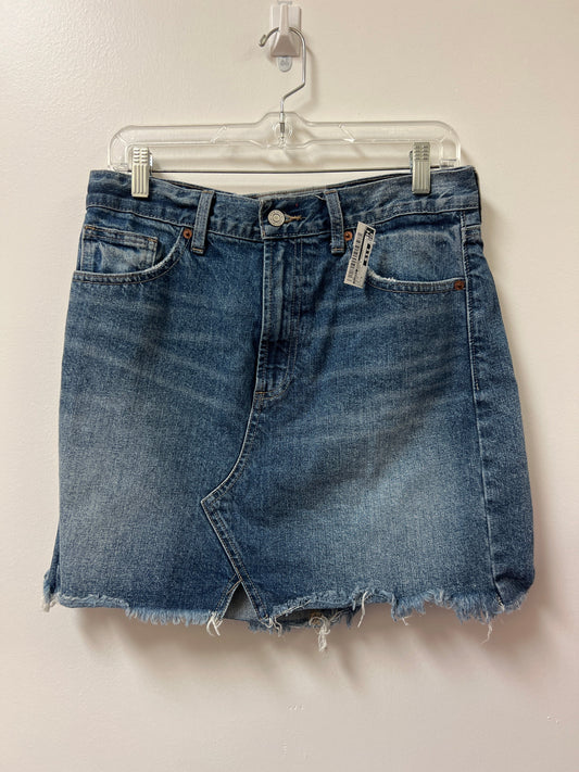 Skirt Mini & Short By Lucky Brand In Blue Denim, Size: 6