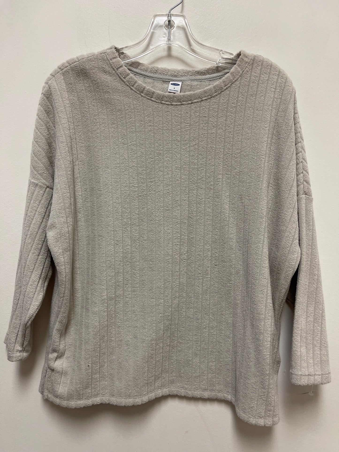 Top Long Sleeve By Old Navy In Tan, Size: S