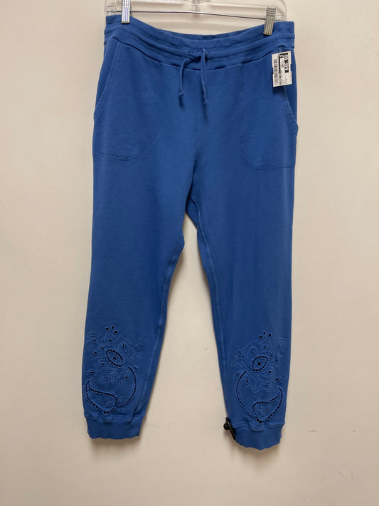 Pants Designer By Johnny Was In Blue, Size: M