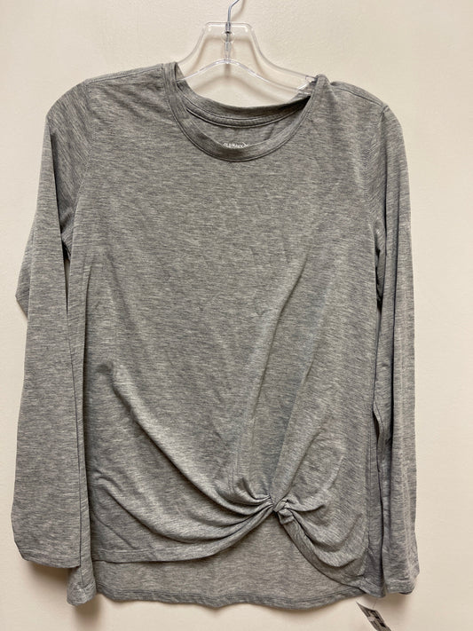 Top Long Sleeve Basic By Old Navy In Grey, Size: S