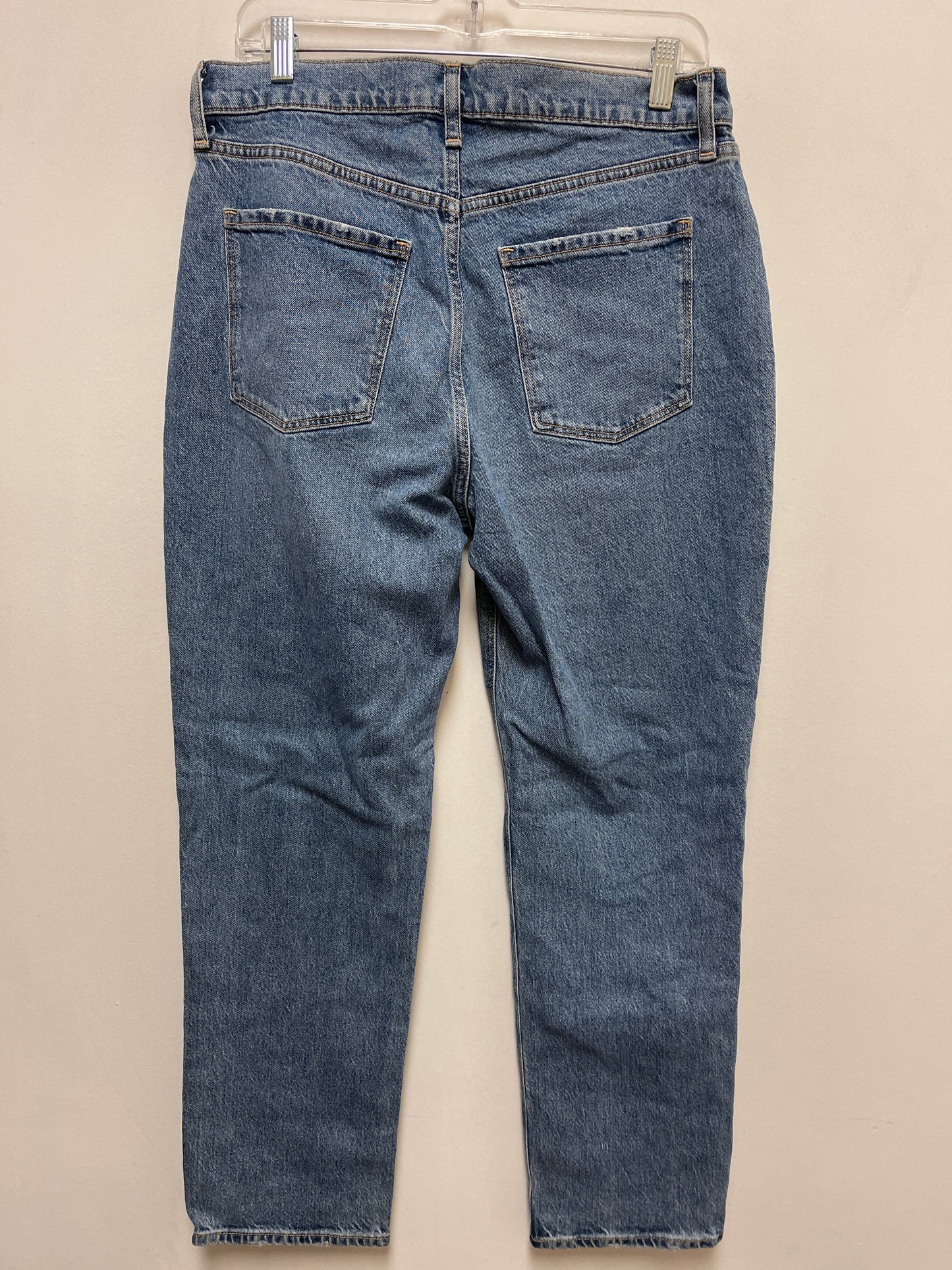 Jeans Straight By Old Navy In Blue Denim, Size: 8