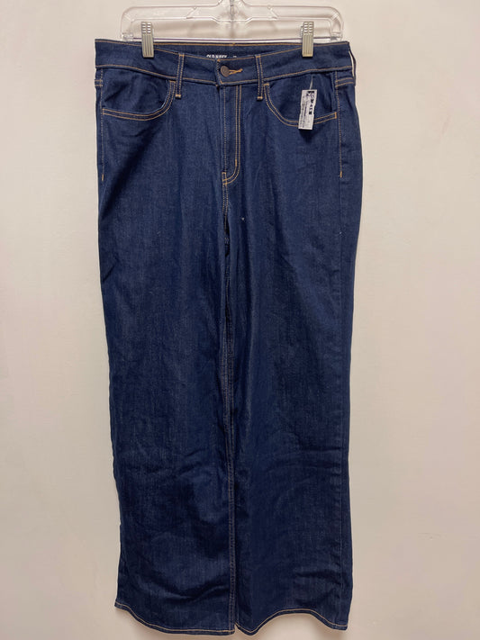 Jeans Wide Leg By Old Navy In Blue Denim, Size: 10