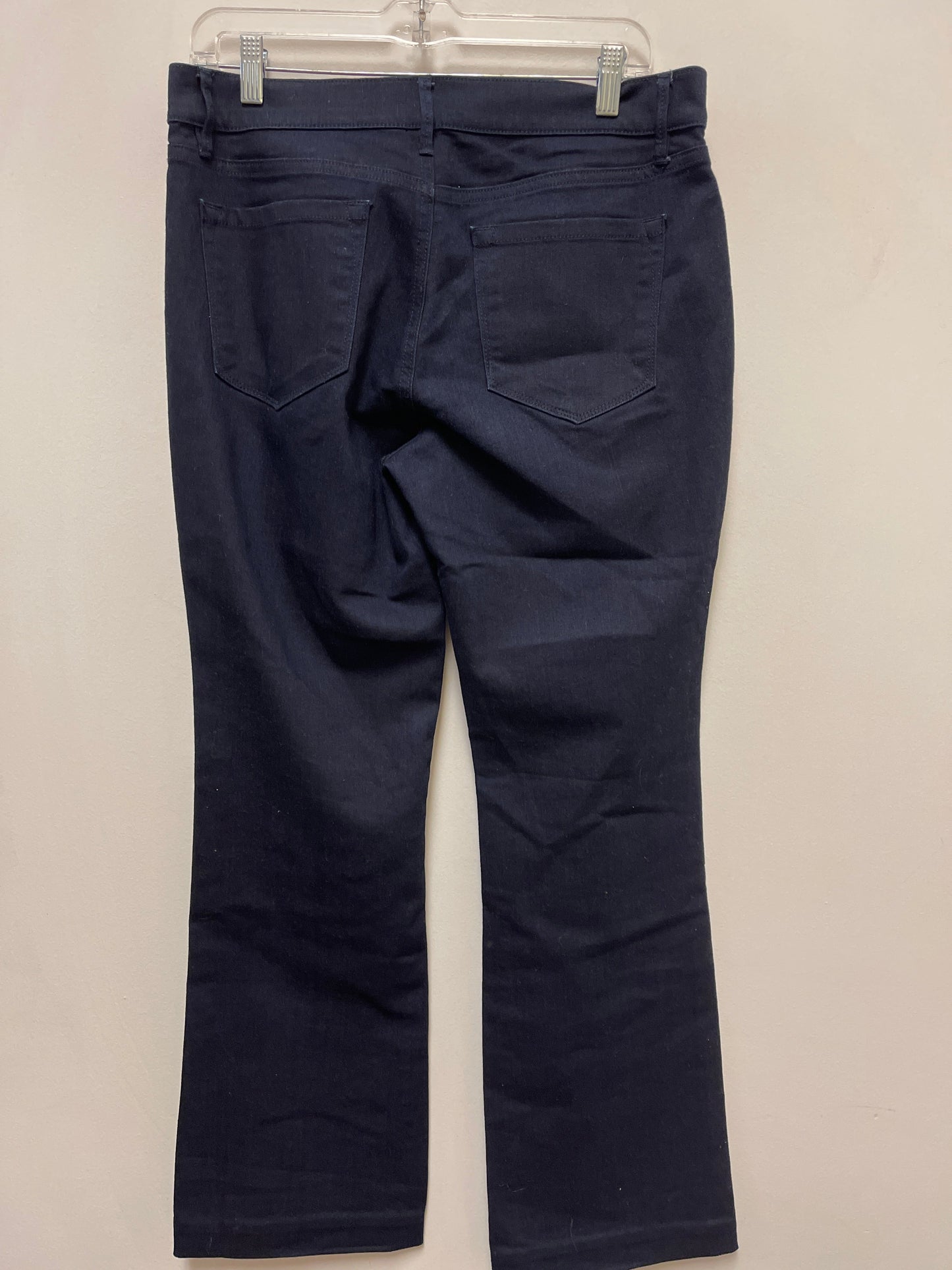 Jeans Flared By Loft In Blue Denim, Size: 10