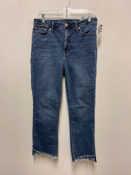 Jeans Straight By Seven 7 In Blue Denim, Size: 10