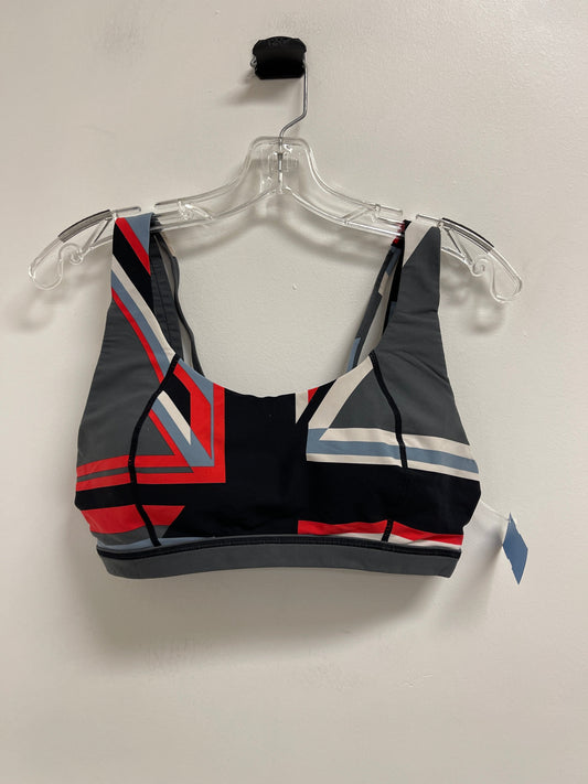 Athletic Bra By Sweaty Betty In Grey & Red, Size: M