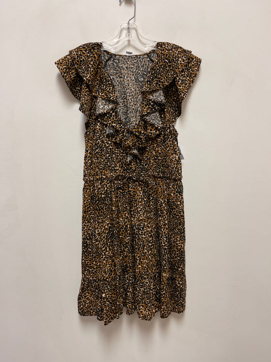 Dress Casual Midi By Old Navy In Animal Print, Size: L