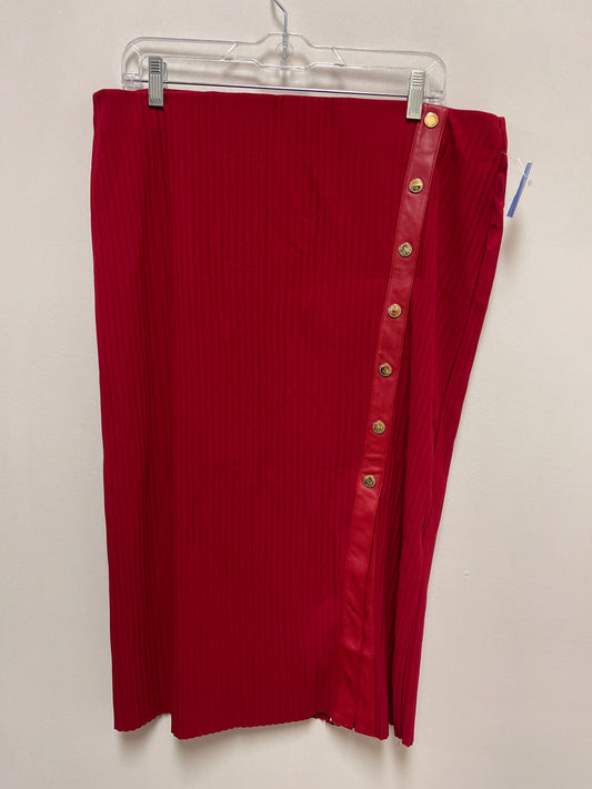 Skirt Midi By Marc New York In Red, Size: 10