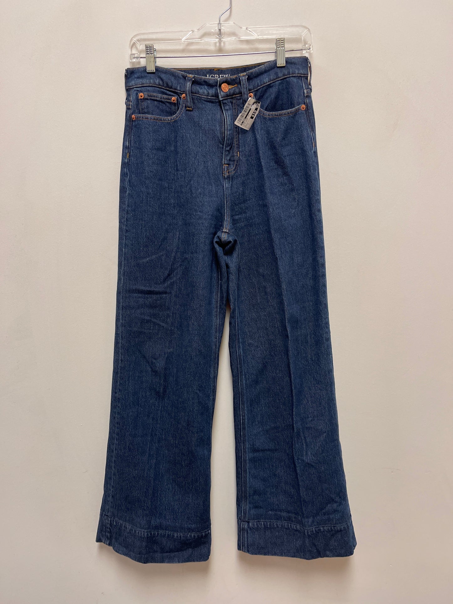 Jeans Wide Leg By J. Crew In Blue Denim, Size: 2