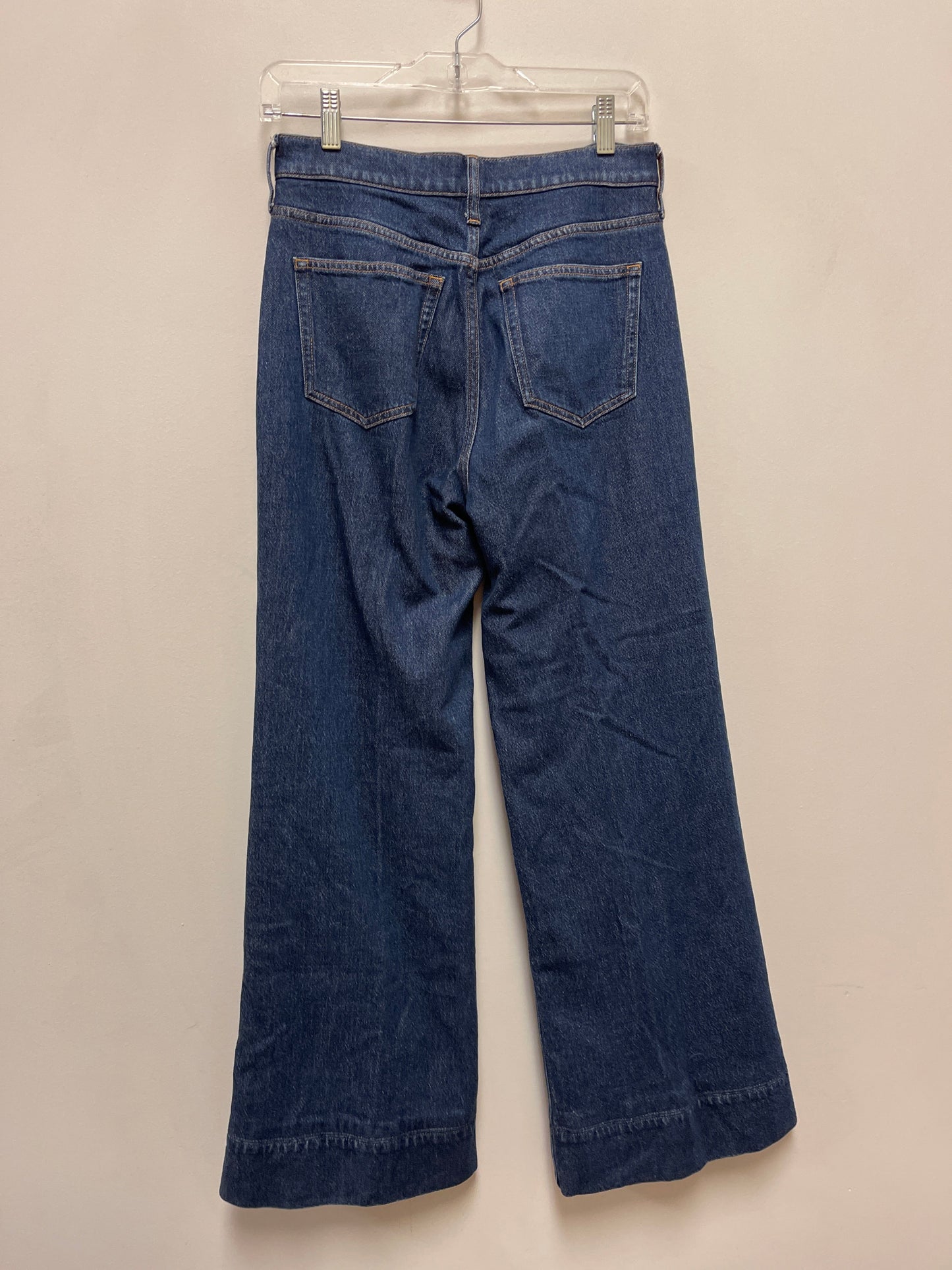 Jeans Wide Leg By J. Crew In Blue Denim, Size: 2