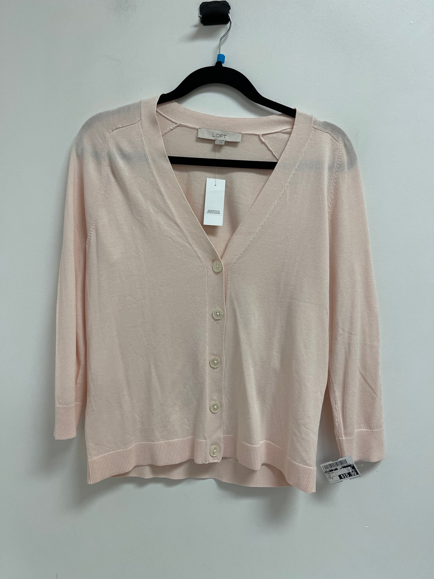 Cardigan By Loft In Pink, Size: M