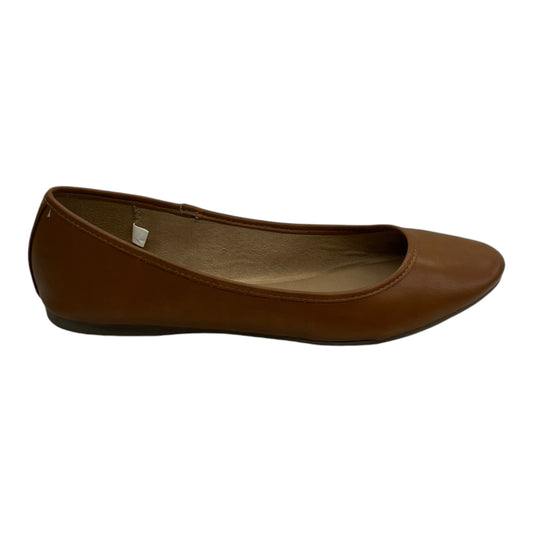 Shoes Flats By Universal Thread In Tan, Size:9