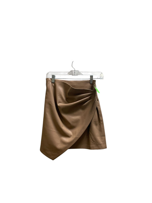 Skirt Mini & Short By Thml In Brown, Size: Xs