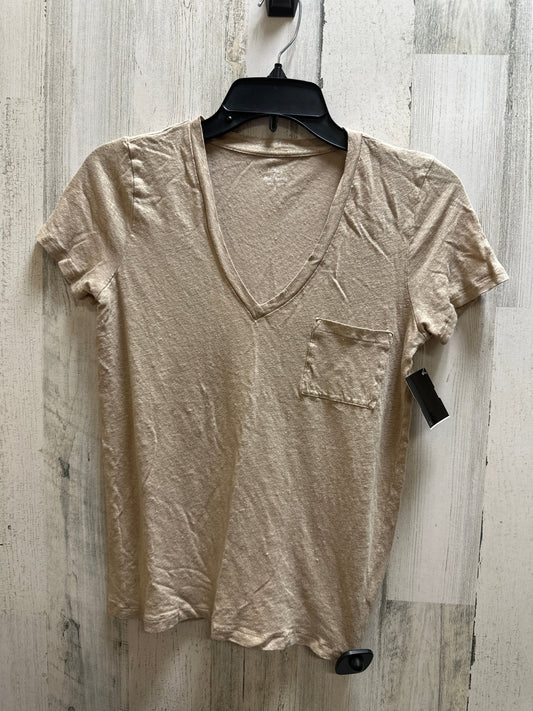 Gold Top Short Sleeve J. Crew, Size S