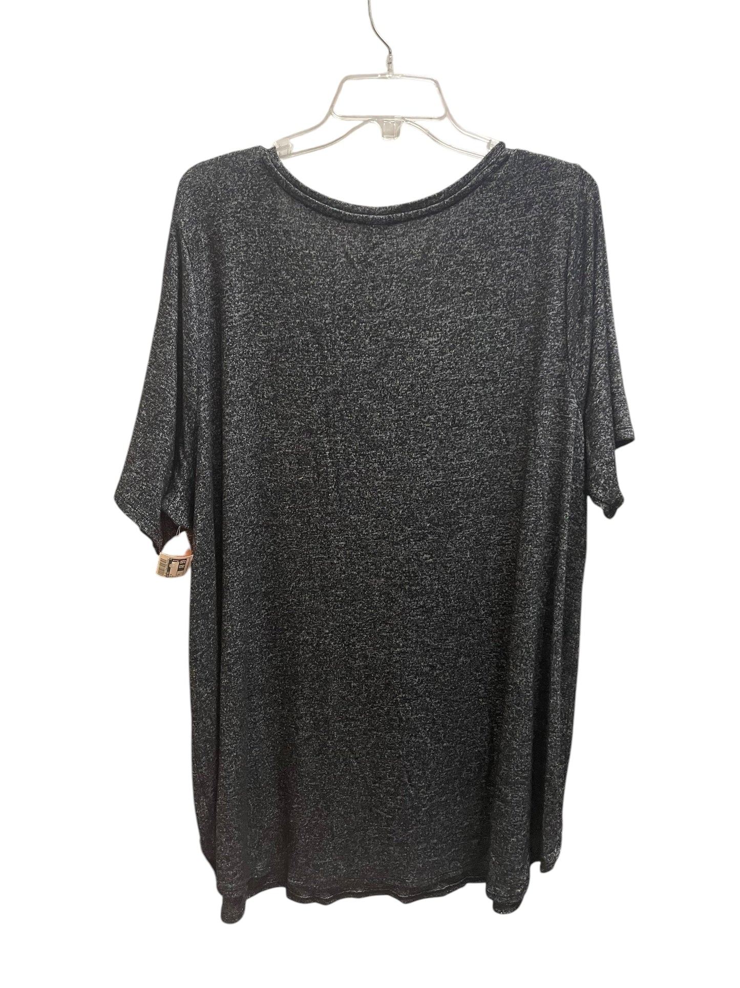 Top Short Sleeve By Old Navy In Grey, Size: 3x