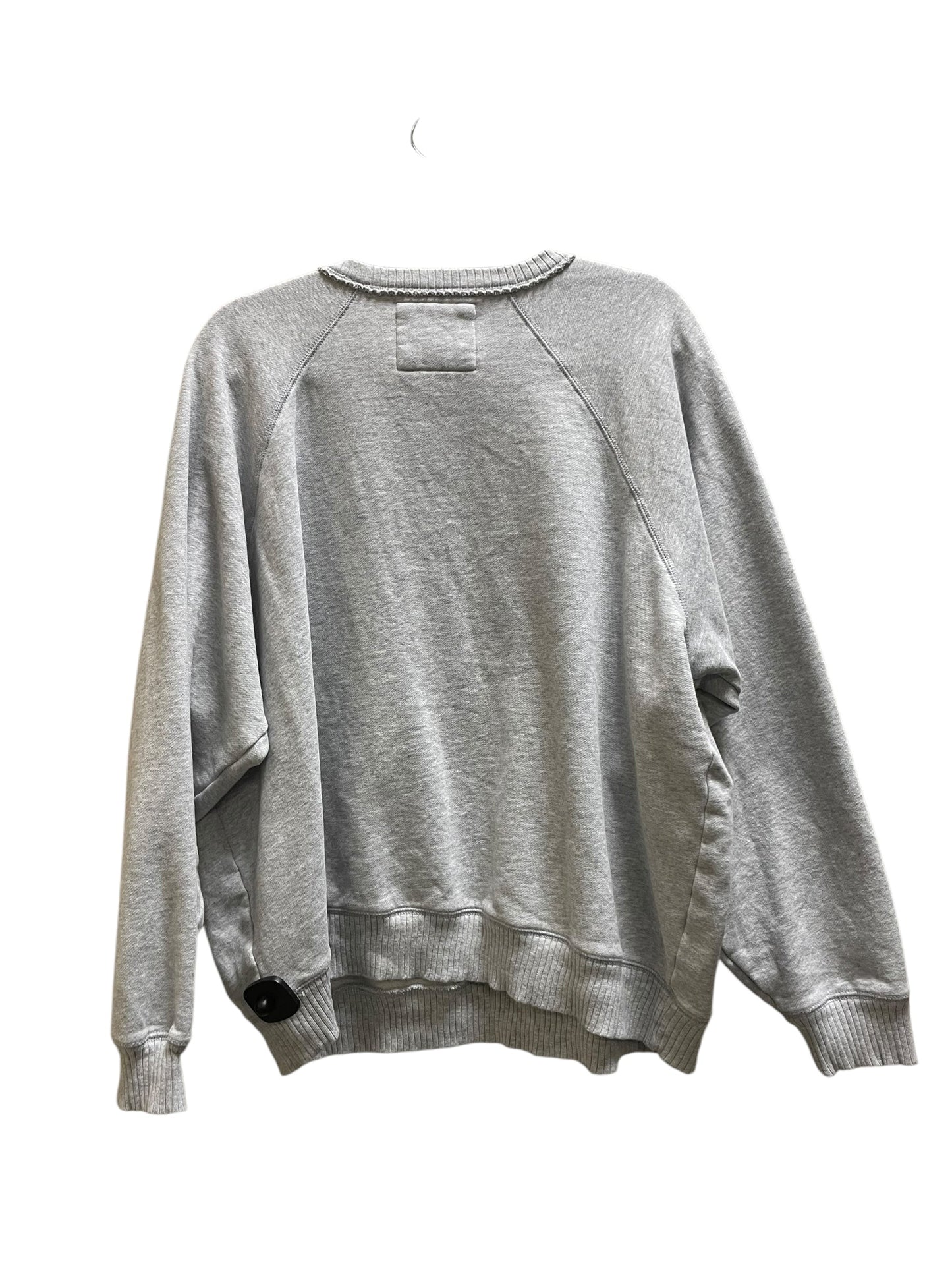 Sweatshirt Crewneck By American Eagle In Grey, Size: 2x