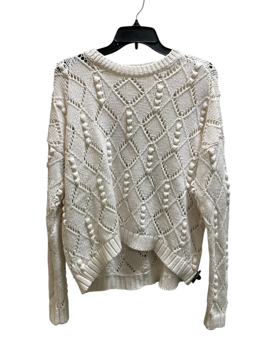 Sweater By Loft In Cream, Size: S