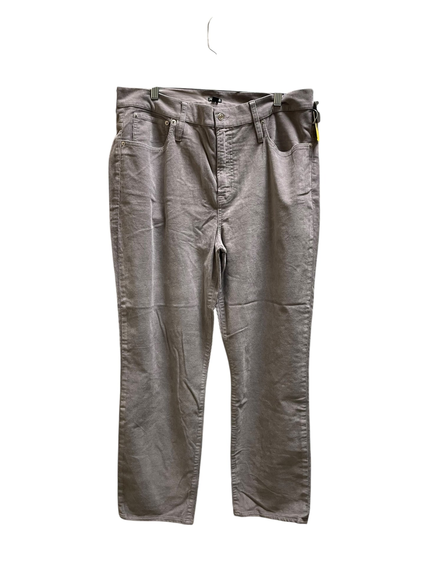 Pants Corduroy By J. Crew In Grey, Size: 18