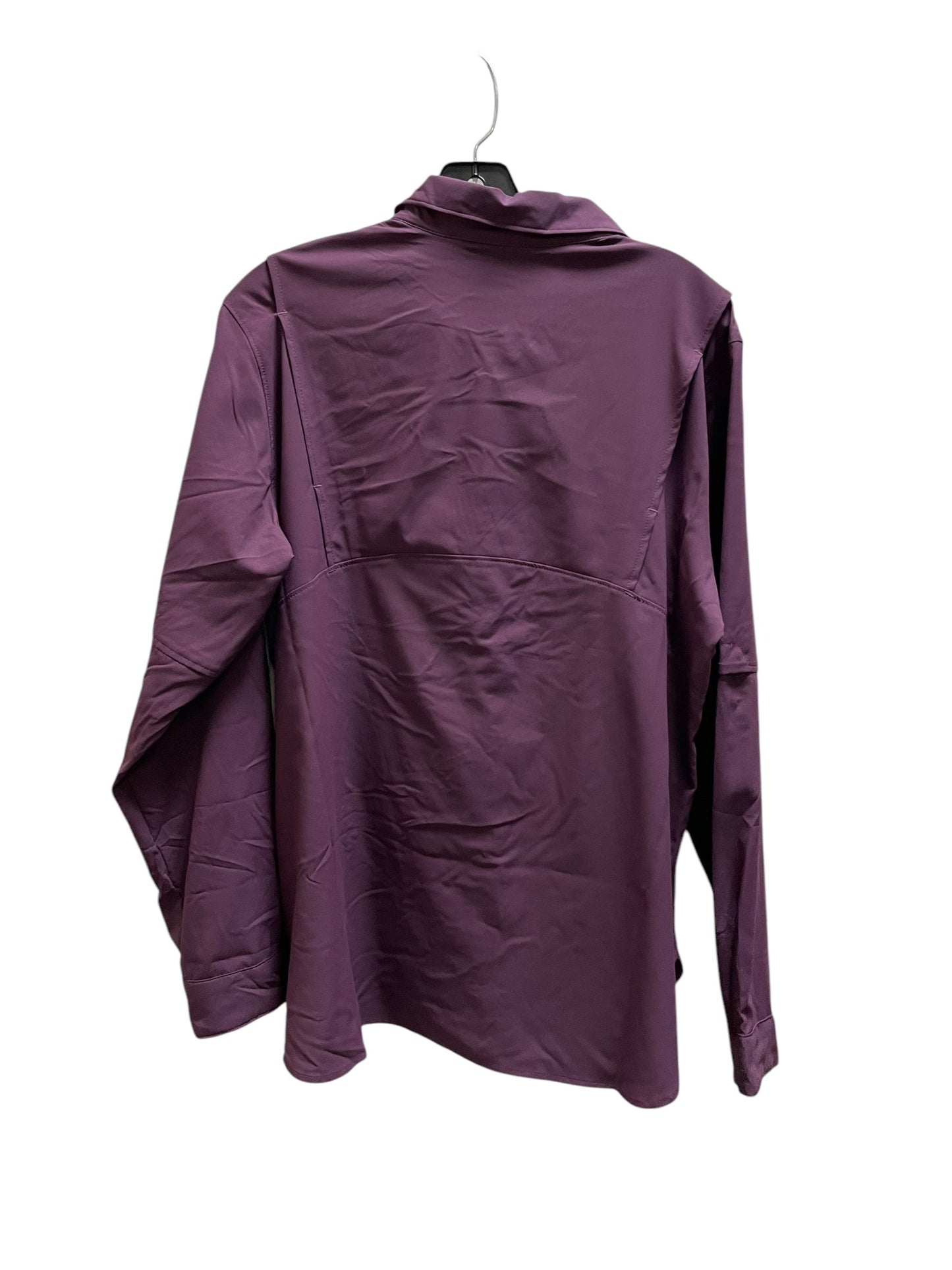 Top Long Sleeve By Columbia In Purple, Size: L