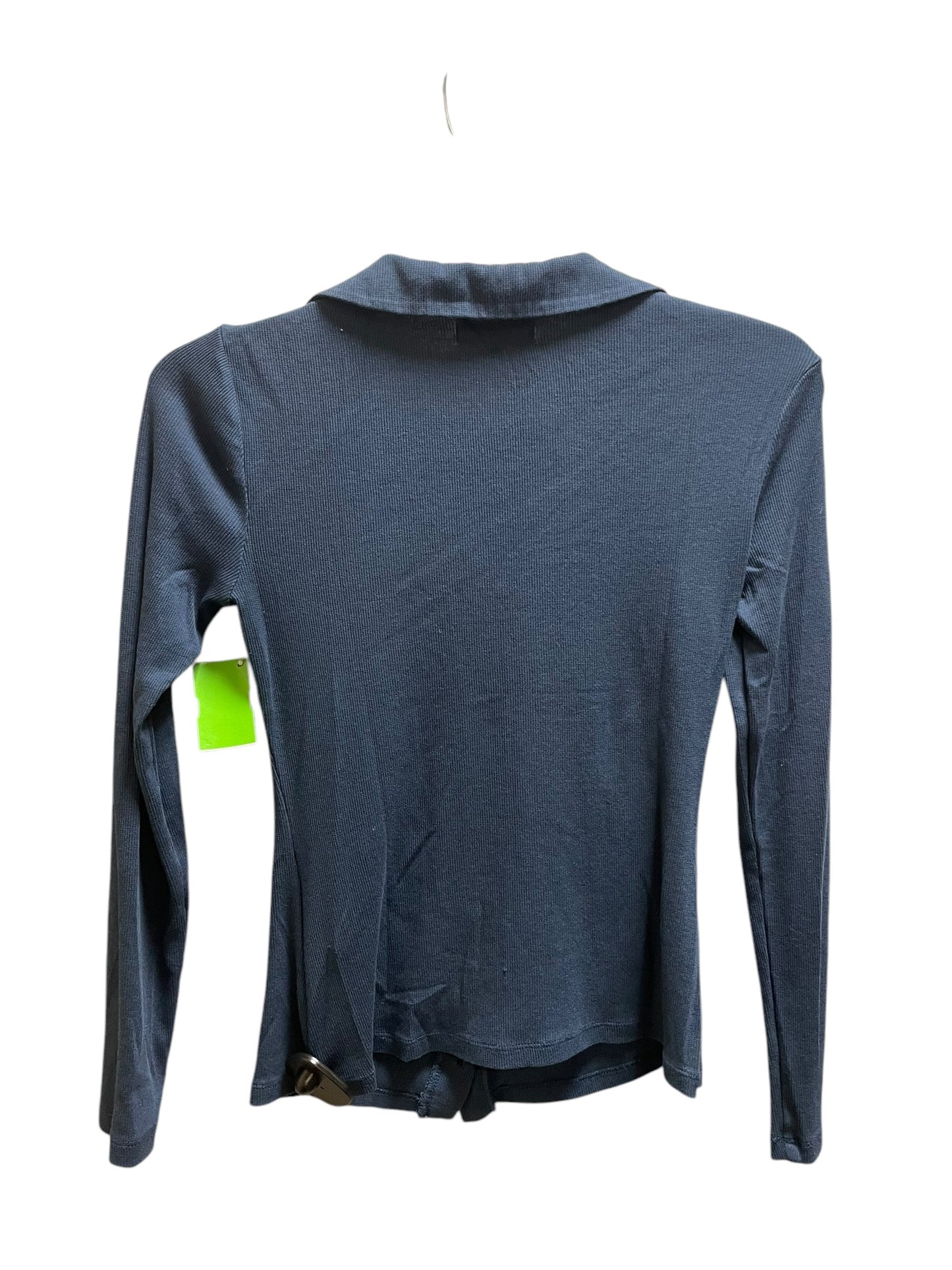 Top Long Sleeve By Madewell In Blue, Size: Xs