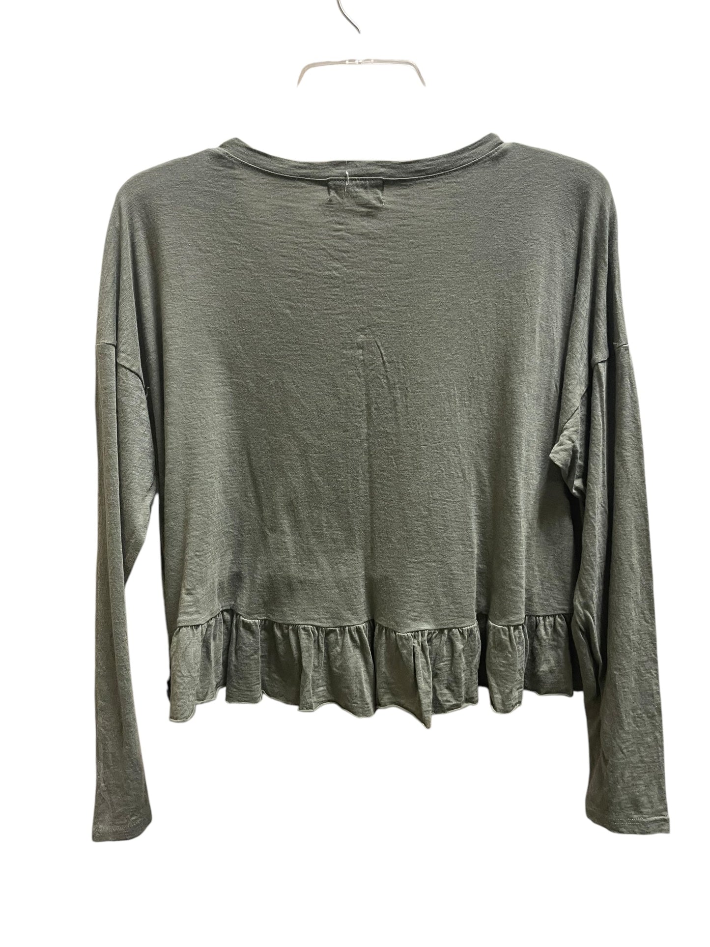 Top Long Sleeve By Altard State In Green, Size: M