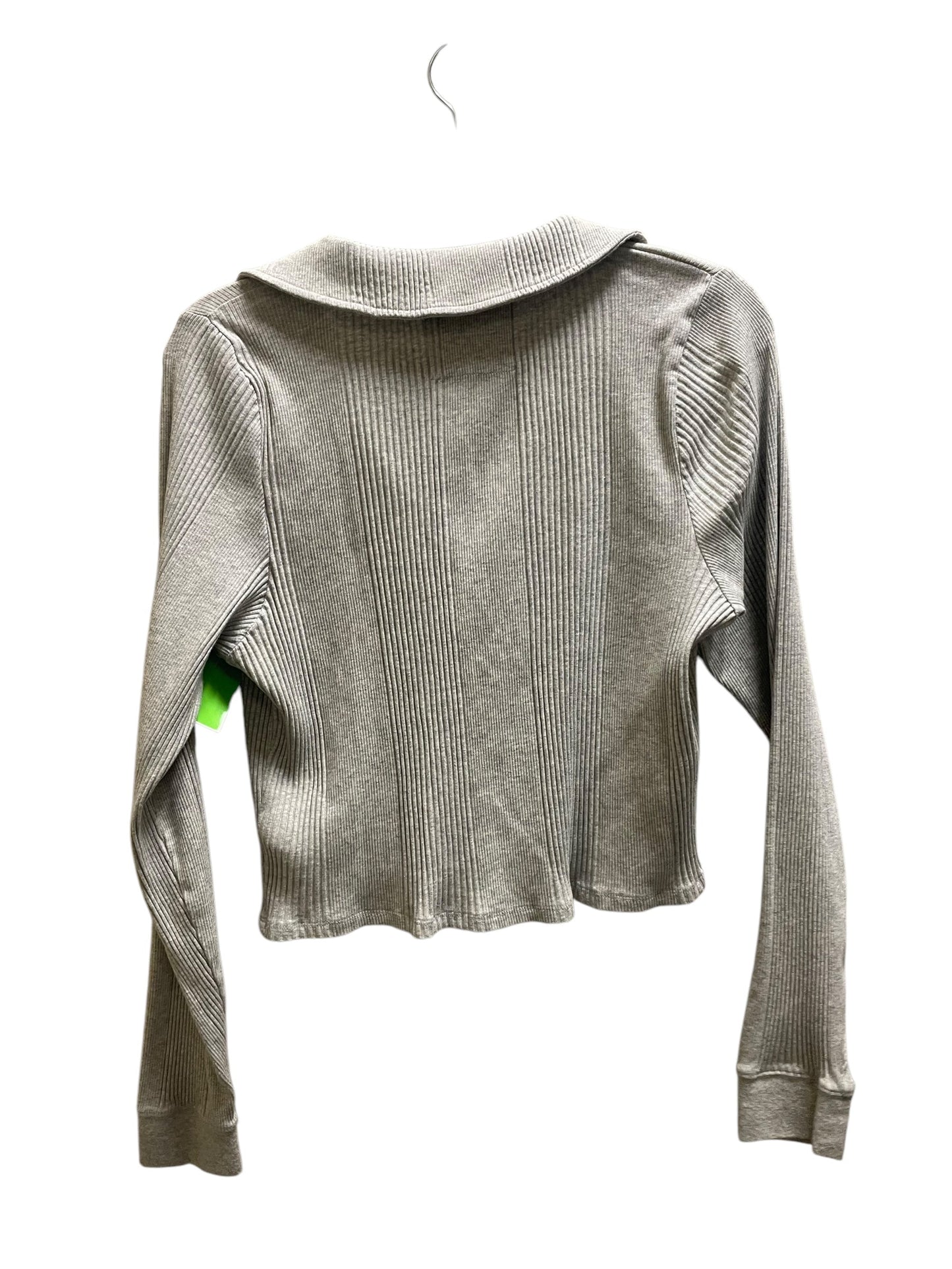 Top Long Sleeve By Aerie In Grey, Size: Xl