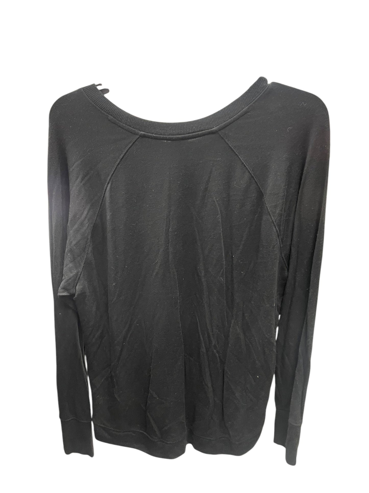 Top Long Sleeve By Athleta In Black, Size: L