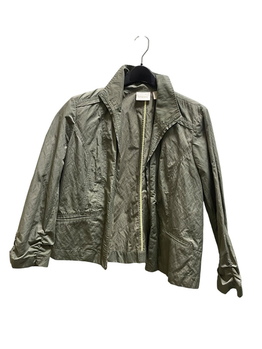 Jacket Other By Chicos In Green, Size: L