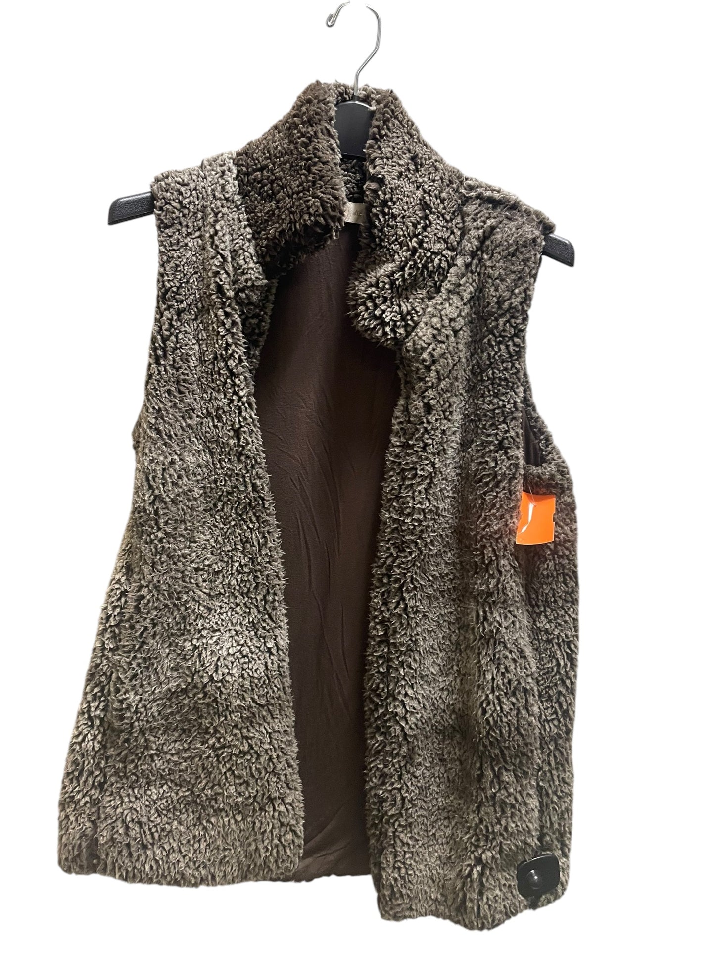 Vest Faux Fur & Sherpa By Altard State In Brown, Size: S