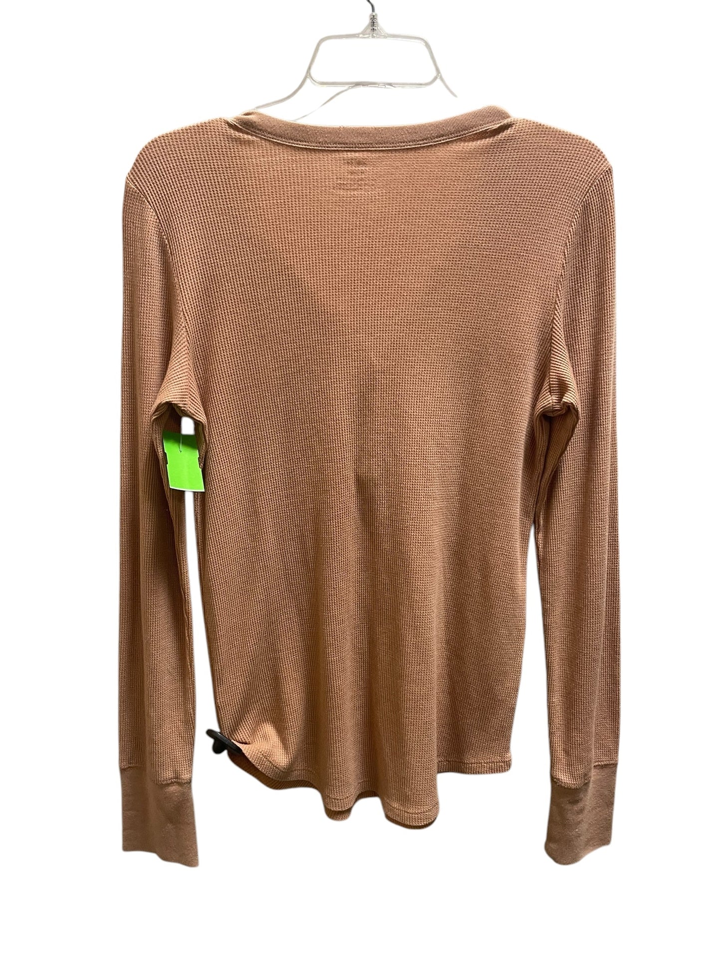 Top Long Sleeve By Aerie In Orange, Size: M