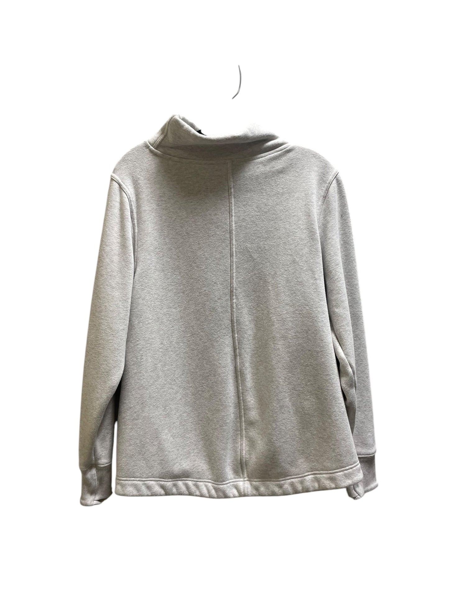 Sweatshirt Collar By Athleta In Grey, Size: M