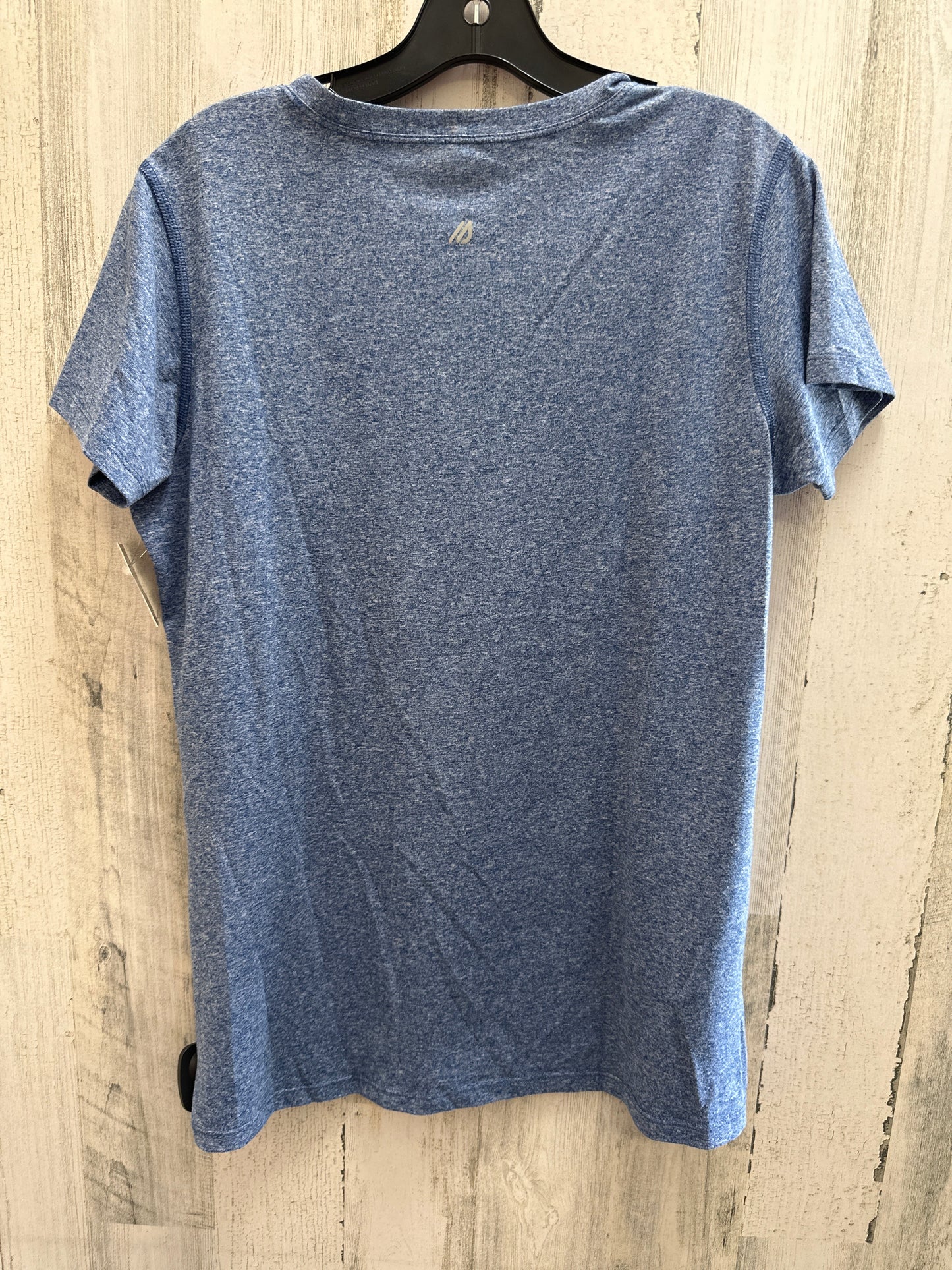 Blue Top Short Sleeve Basic Eddie Bauer, Size L