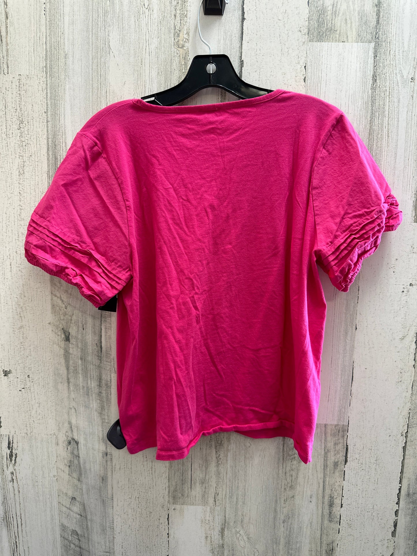 Pink Top Short Sleeve J. Crew, Size L