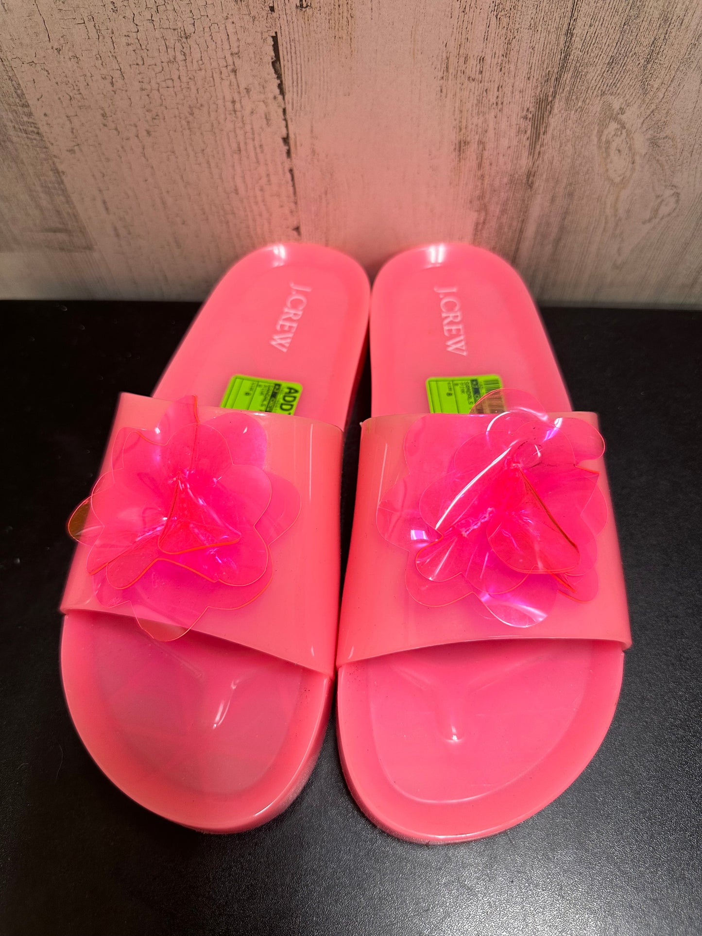 Pink Sandals Flats J. Crew, Size 8