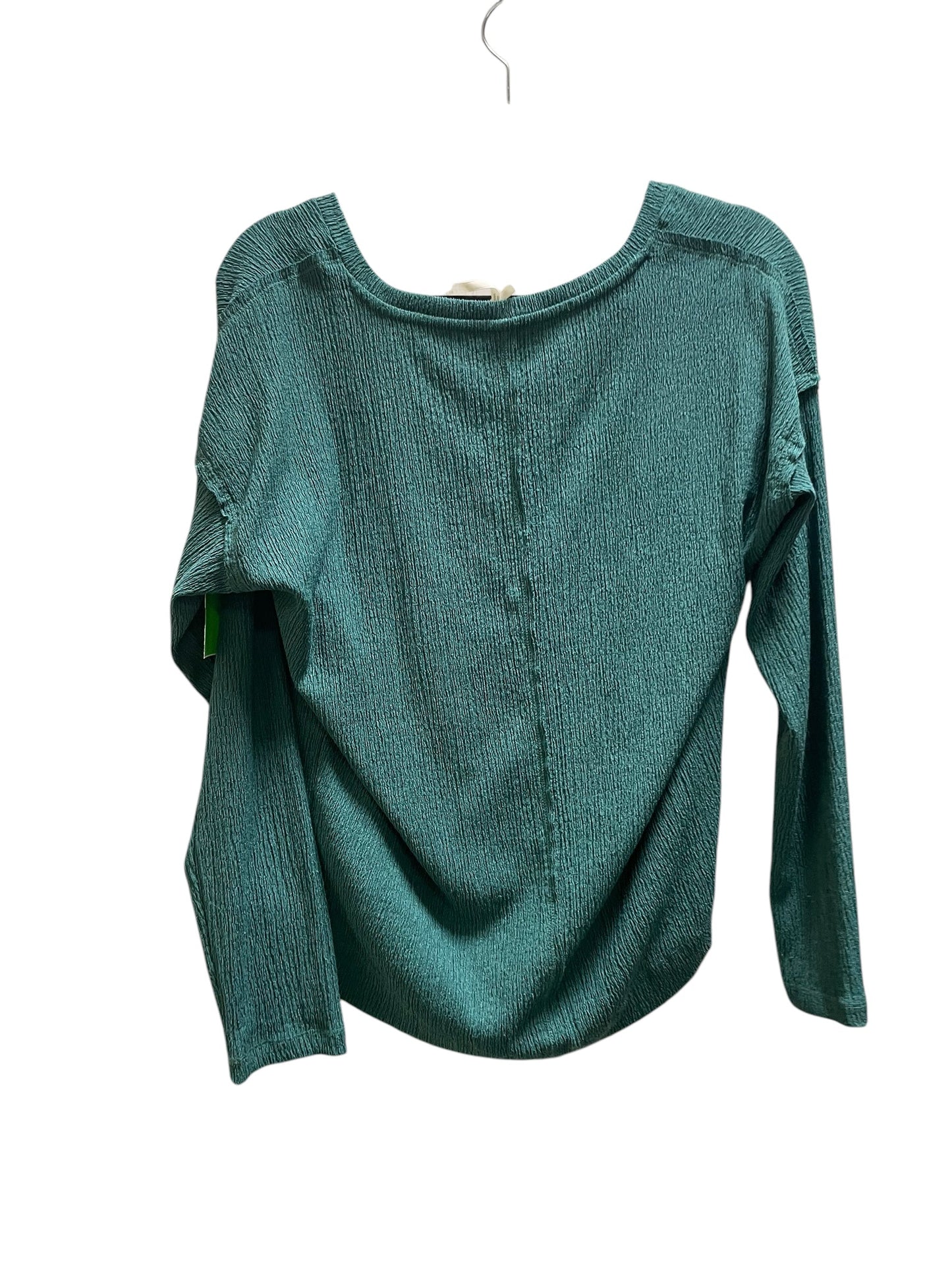 Top Long Sleeve By Anthropologie In Green, Size: S