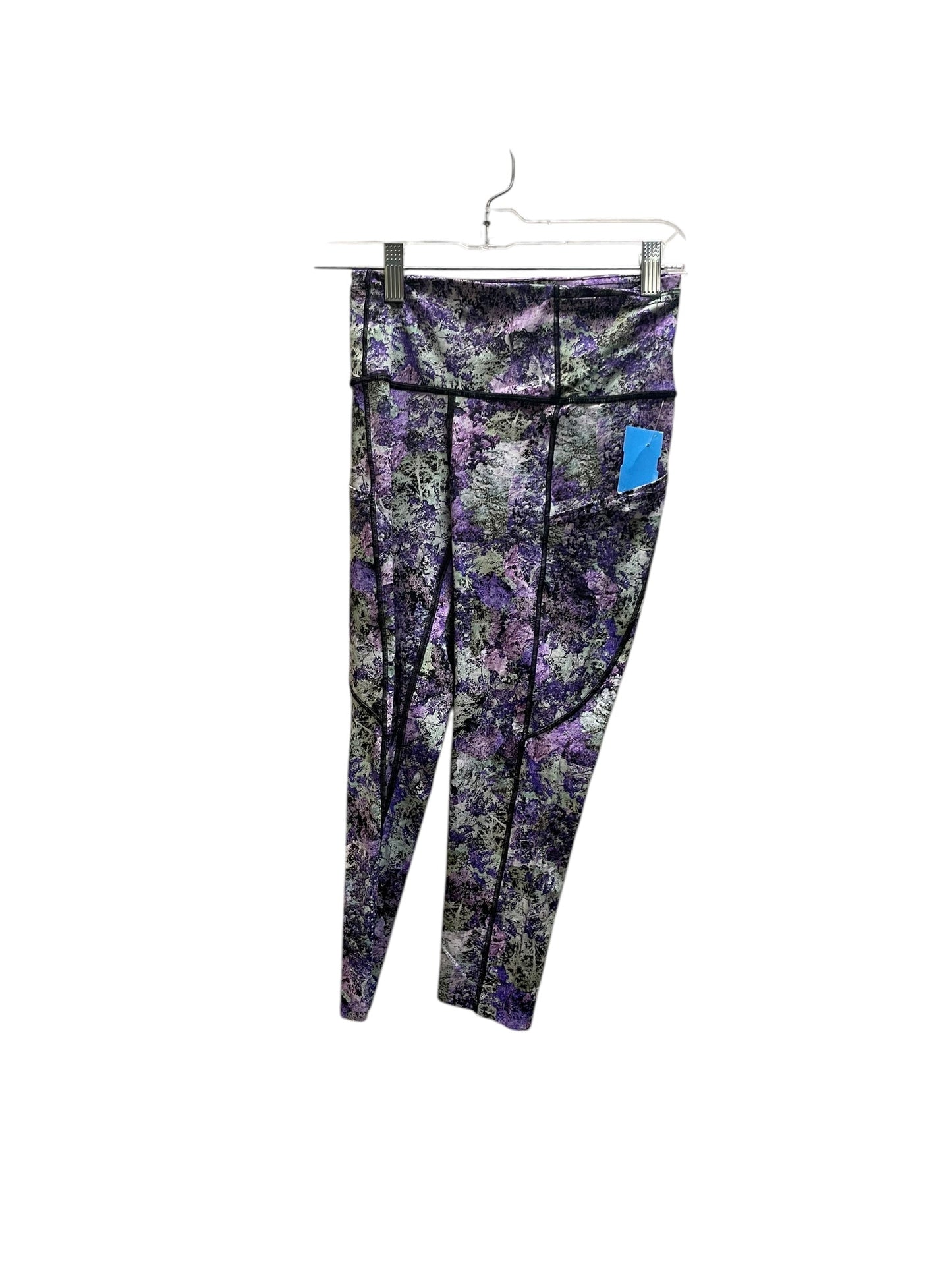 Athletic Capris By Lululemon In Purple, Size: 4