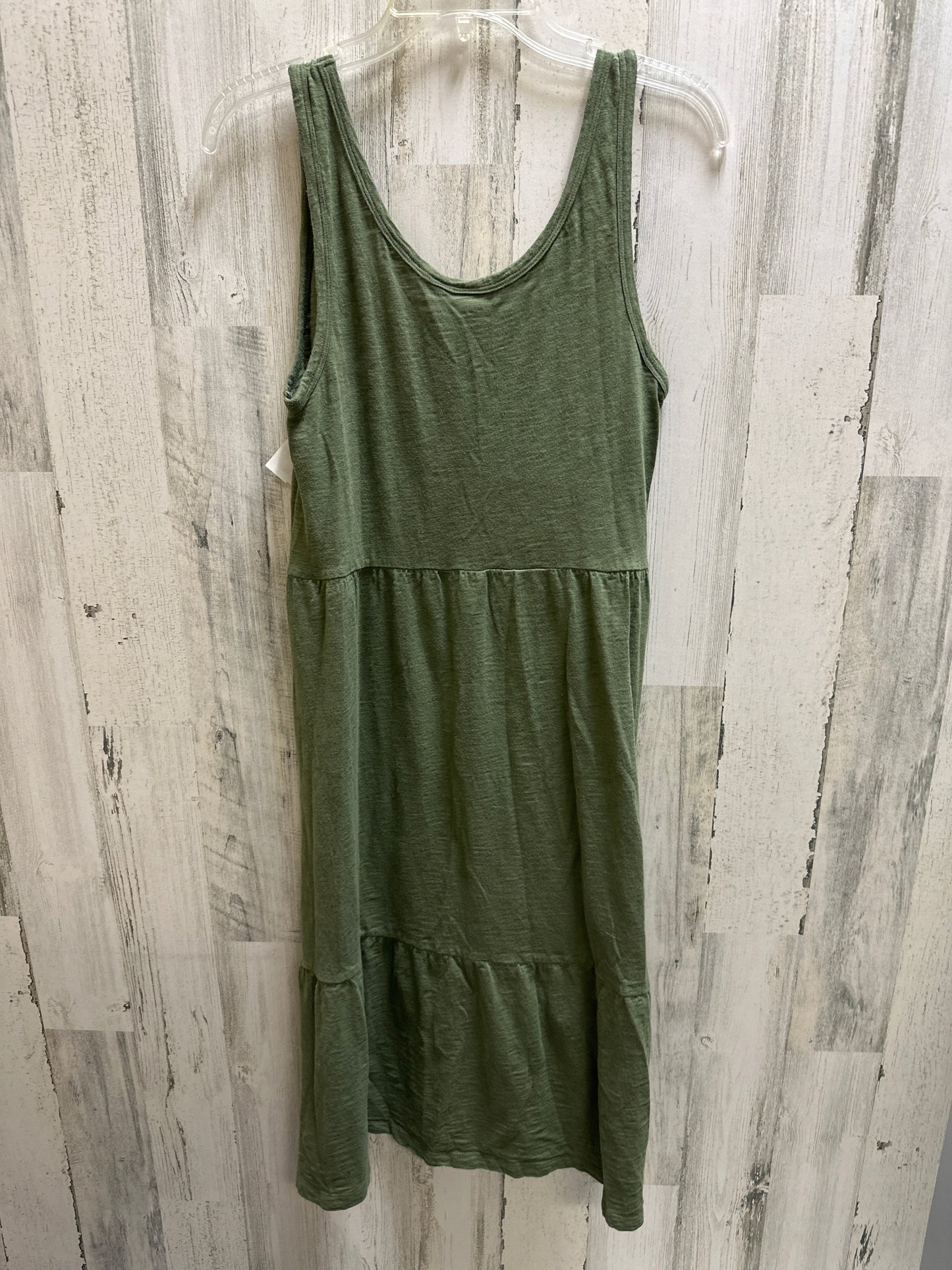 Green Dress Casual Midi Gap, Size Xs