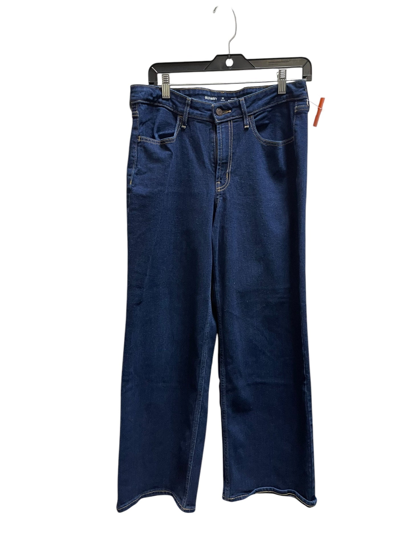 Jeans Wide Leg By Old Navy In Blue Denim, Size: 12