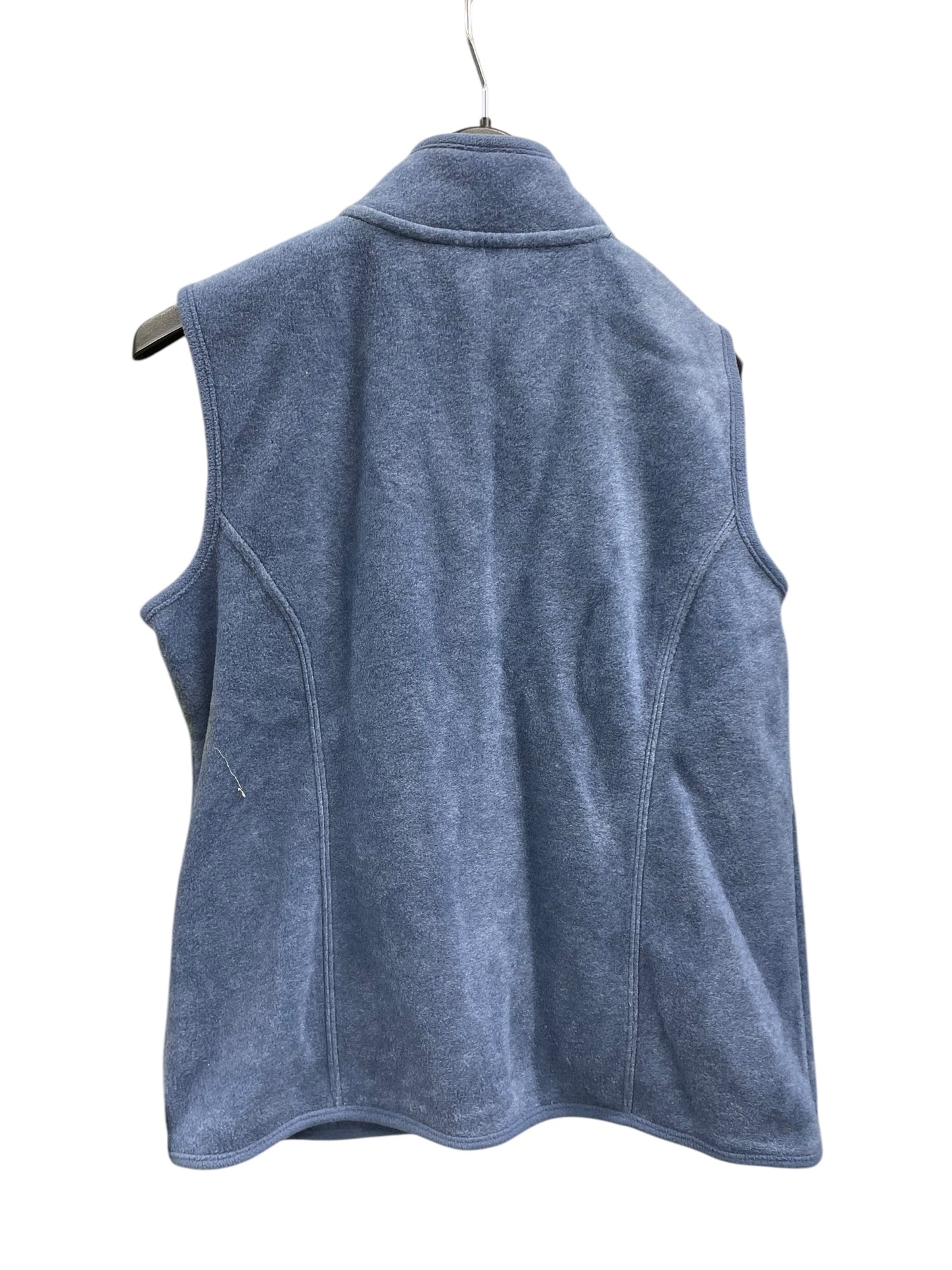 Vest Fleece By Karen Scott In Blue, Size: S