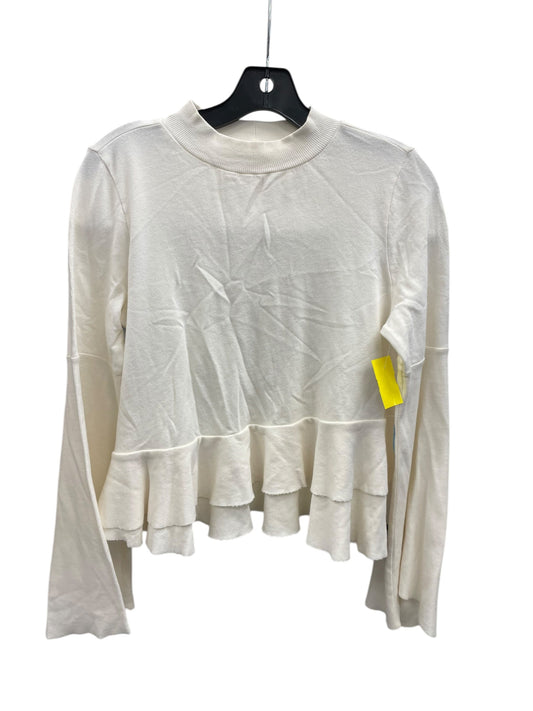 Top Long Sleeve By Bp In Cream, Size: Xs