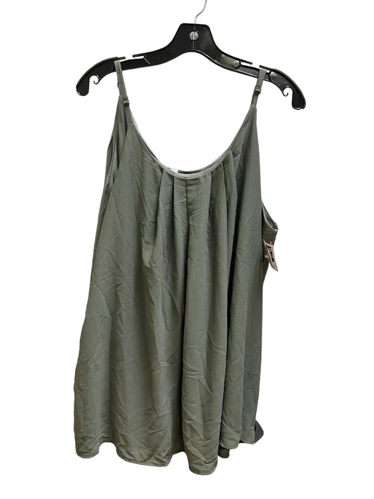 Top Sleeveless By Zenana Outfitters In Green, Size: 2x