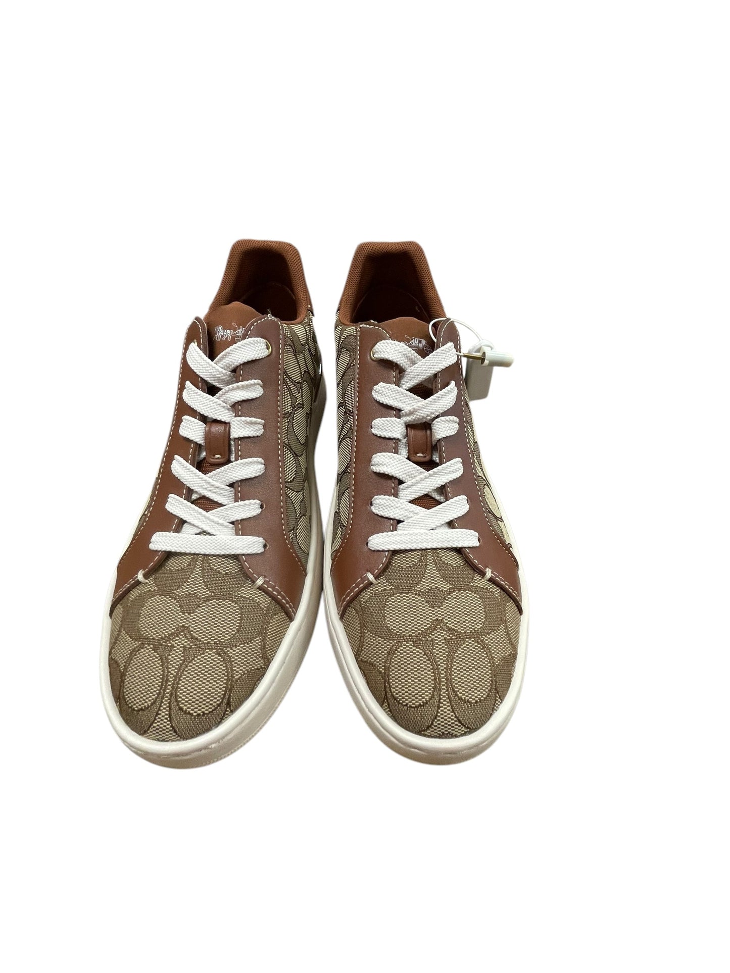 Shoes Sneakers By Coach In Brown, Size: 10