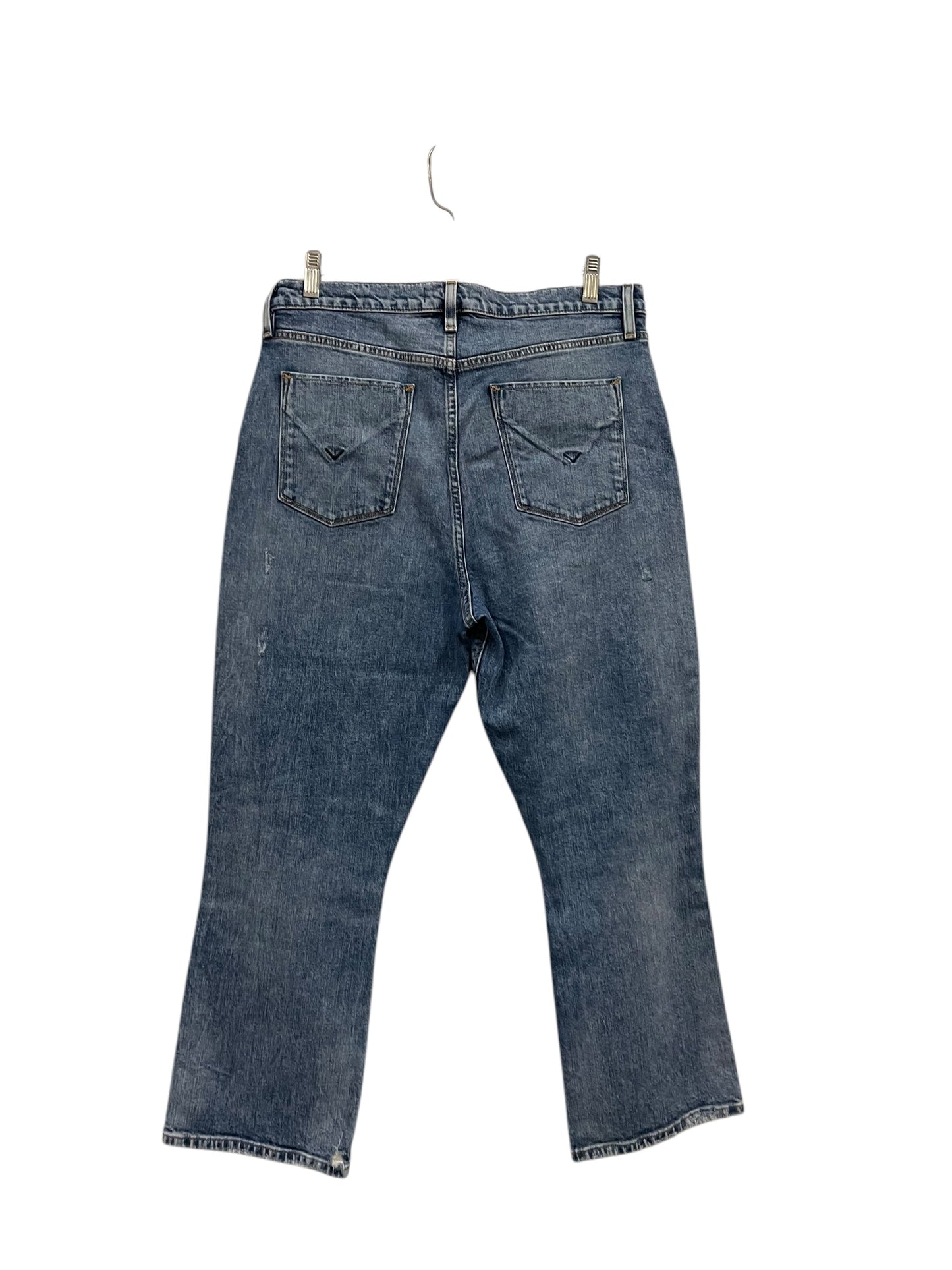 Jeans Straight By Hudson In Blue Denim, Size: 14