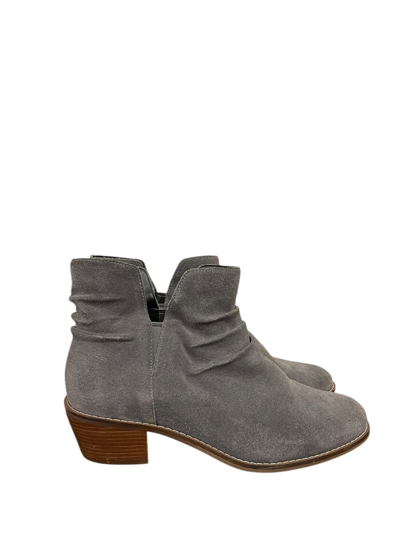 Boots Ankle Heels By Cole-haan In Grey, Size: 6.5