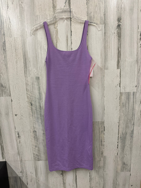 Purple Dress Casual Short Zara, Size S