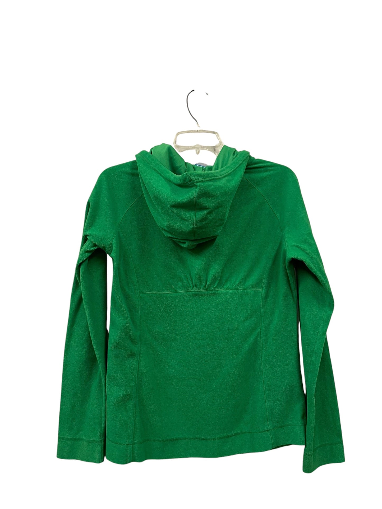 Athletic Sweatshirt Hoodie By Columbia In Green, Size: M