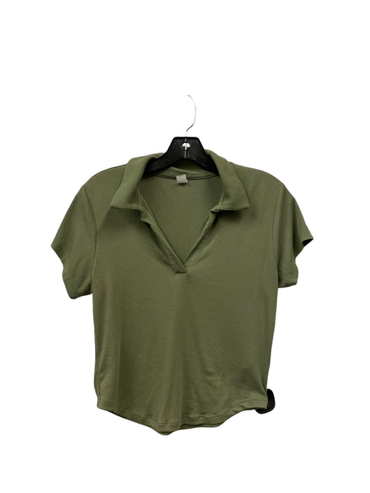 Top Short Sleeve By Old Navy In Green, Size: M