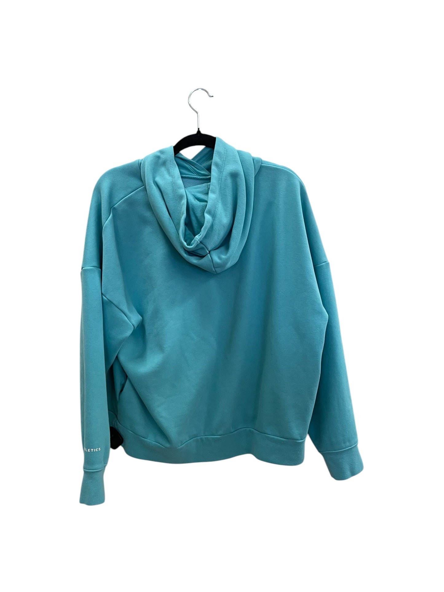 Athletic Sweatshirt Hoodie By Fabletics In Blue, Size: L