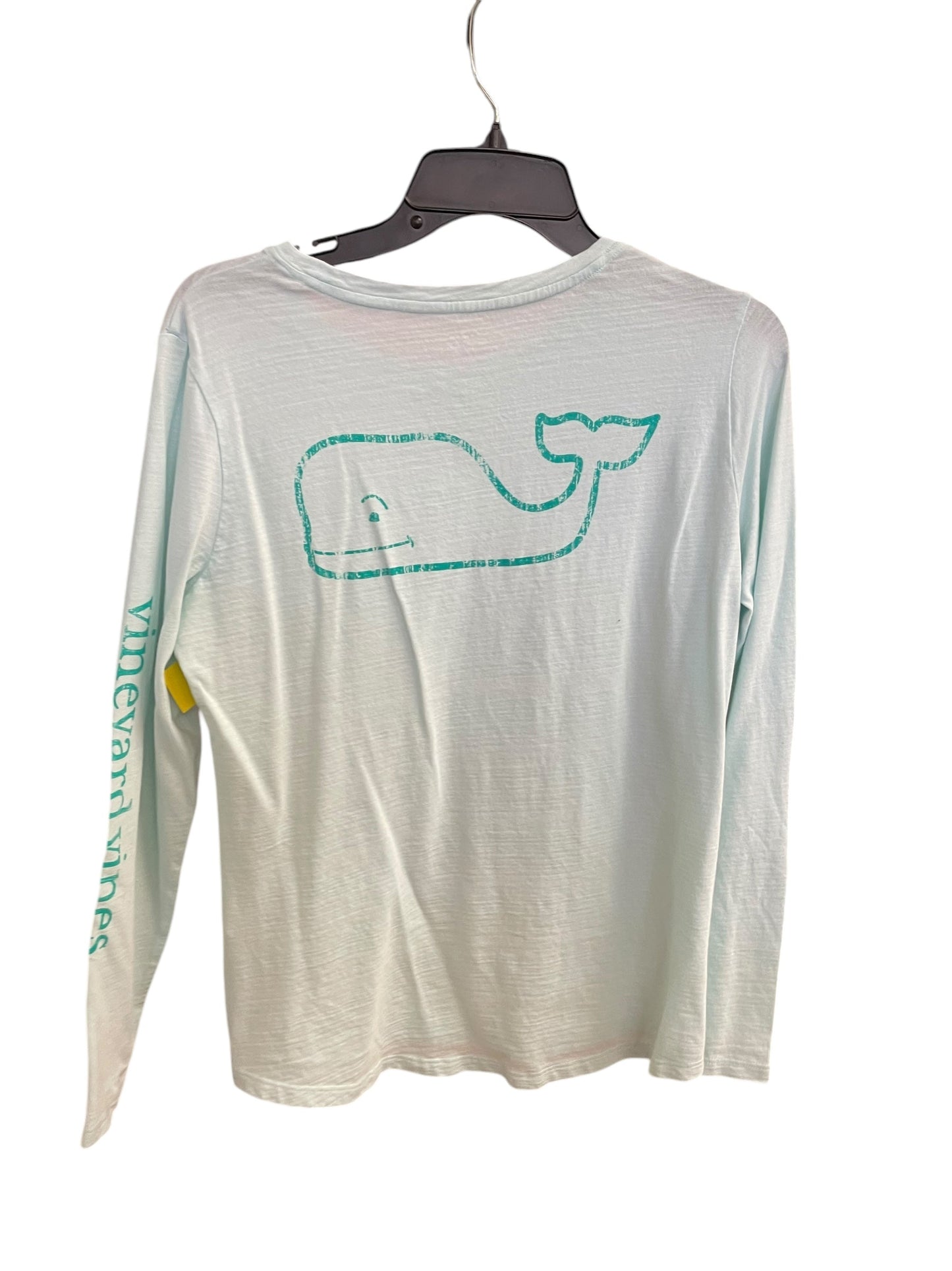 Top Long Sleeve Basic By Vineyard Vines In Blue, Size: S