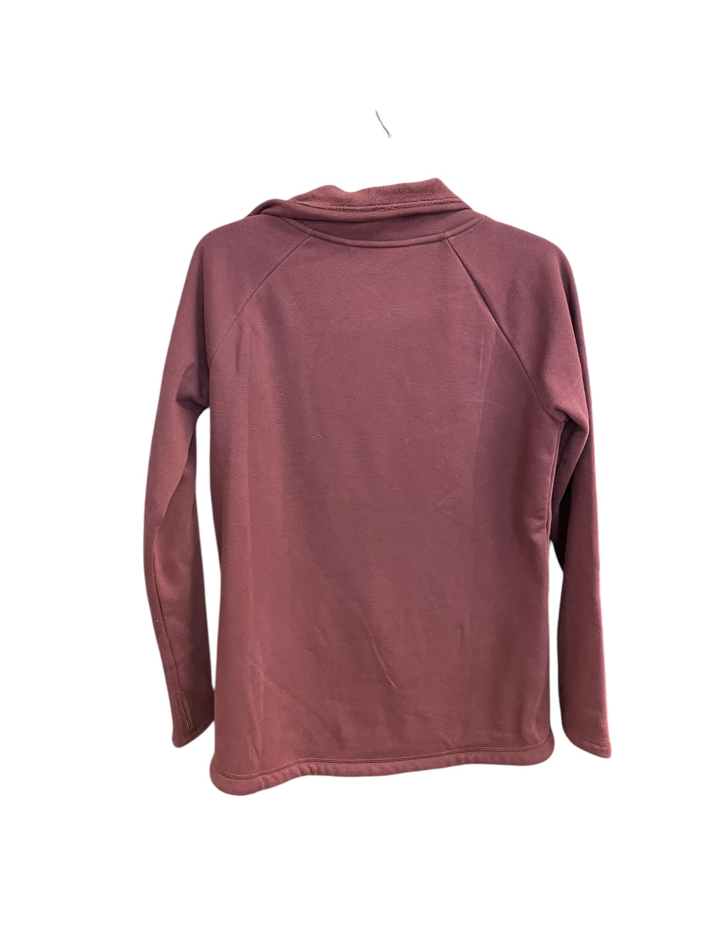 Athletic Sweatshirt Collar By Athleta In Maroon, Size: S