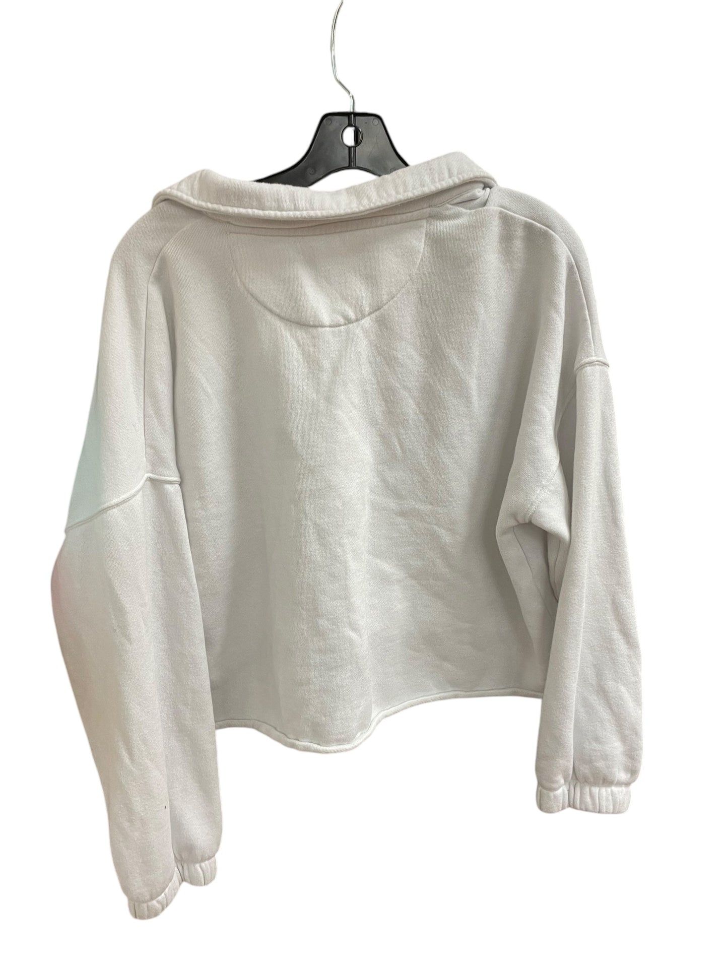 Sweatshirt Collar By Aerie In White, Size: M